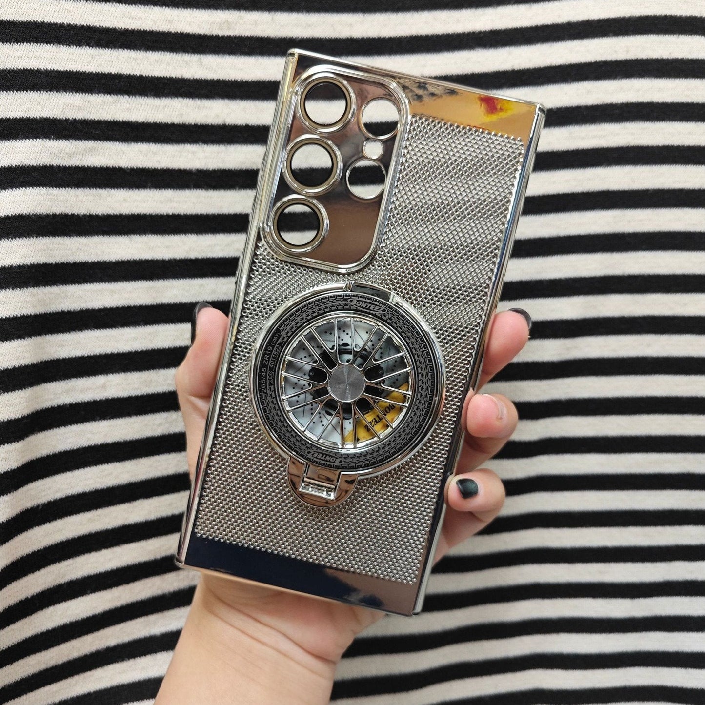 Galaxy S25 Series Brilliant Spin Rotating Wheel Stand Case