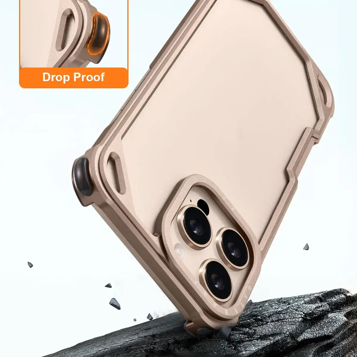 Forged Hollow Metal Guard Case - iPhone