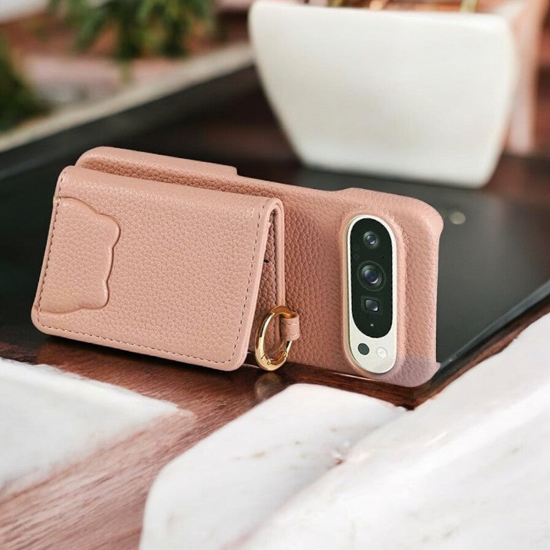 Elegance Crossbody Leather Wallet Case - Google