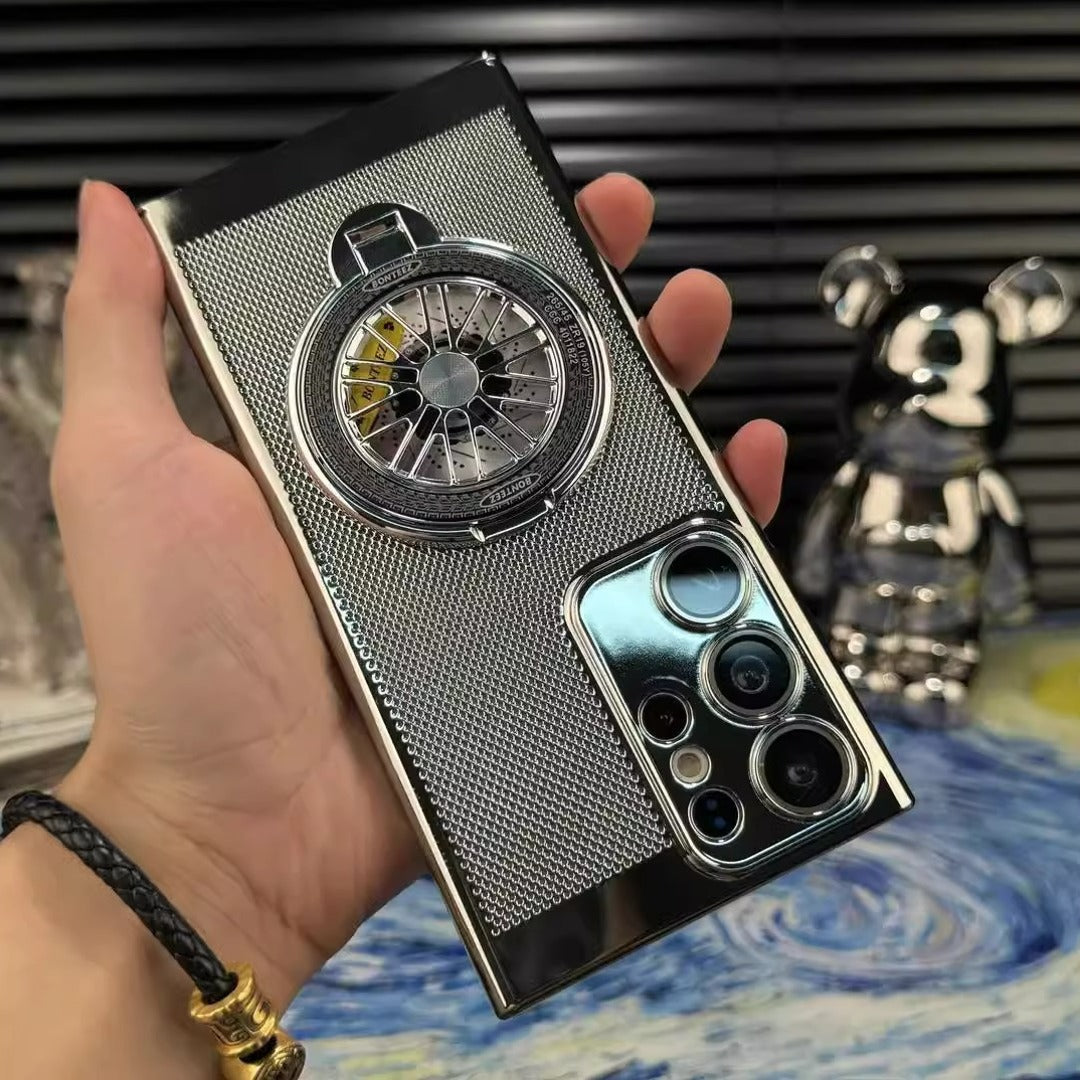 Galaxy S25 Series Brilliant Spin Rotating Wheel Stand Case