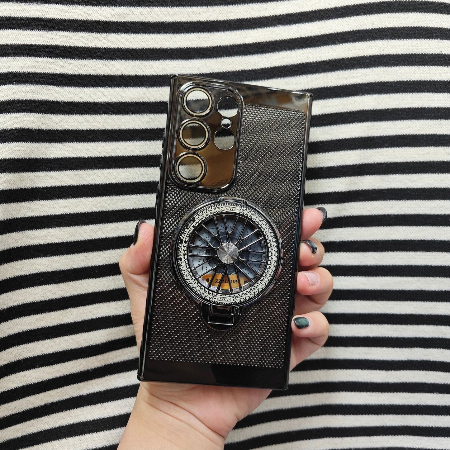 Galaxy S25 Series Brilliant Spin Rotating Wheel Stand Case