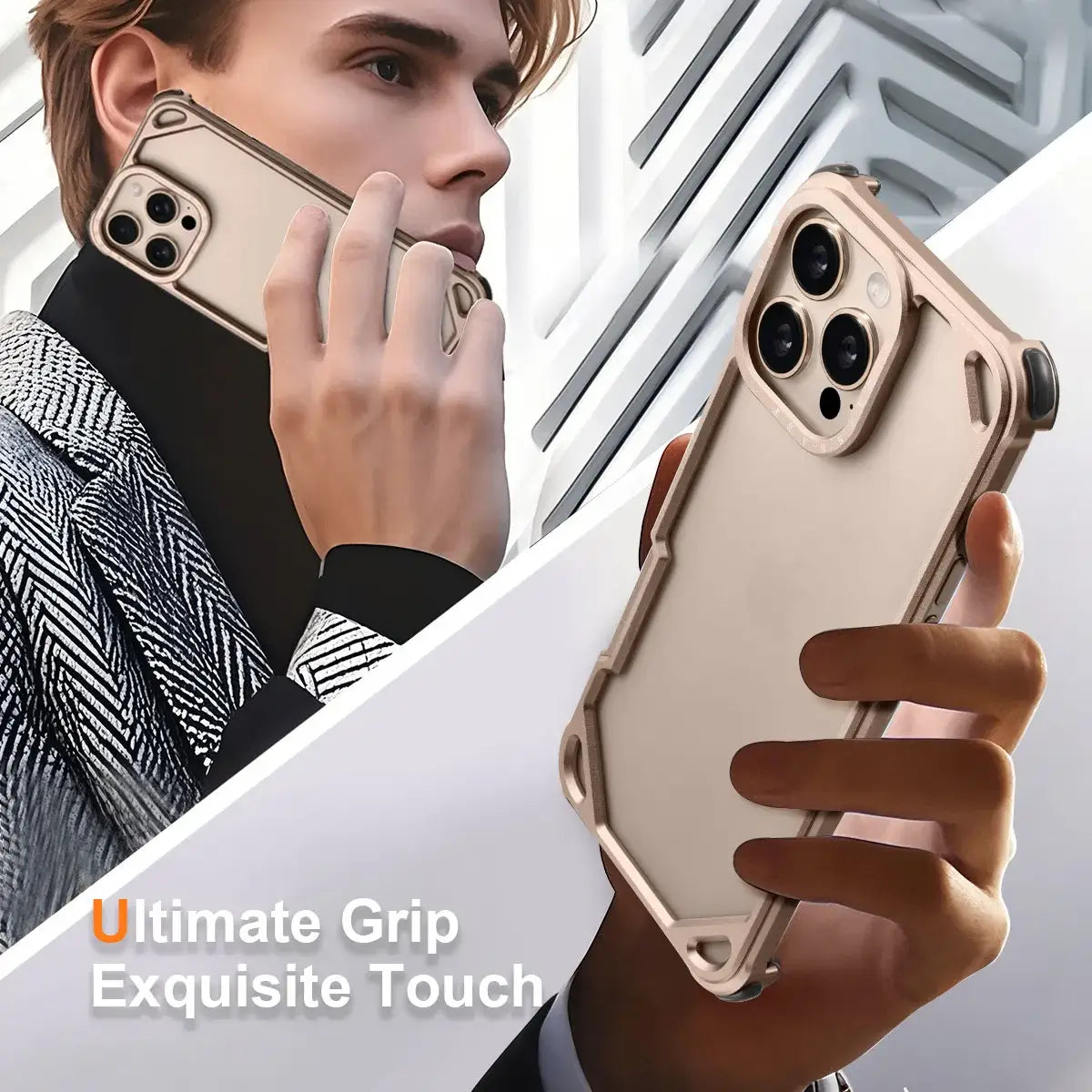 Forged Hollow Metal Guard Case - iPhone
