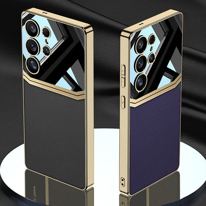 Royal Touch Electroplated Leather Case - Samsung
