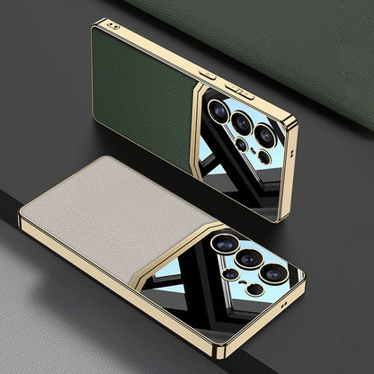 Royal Touch Electroplated Leather Case - Samsung