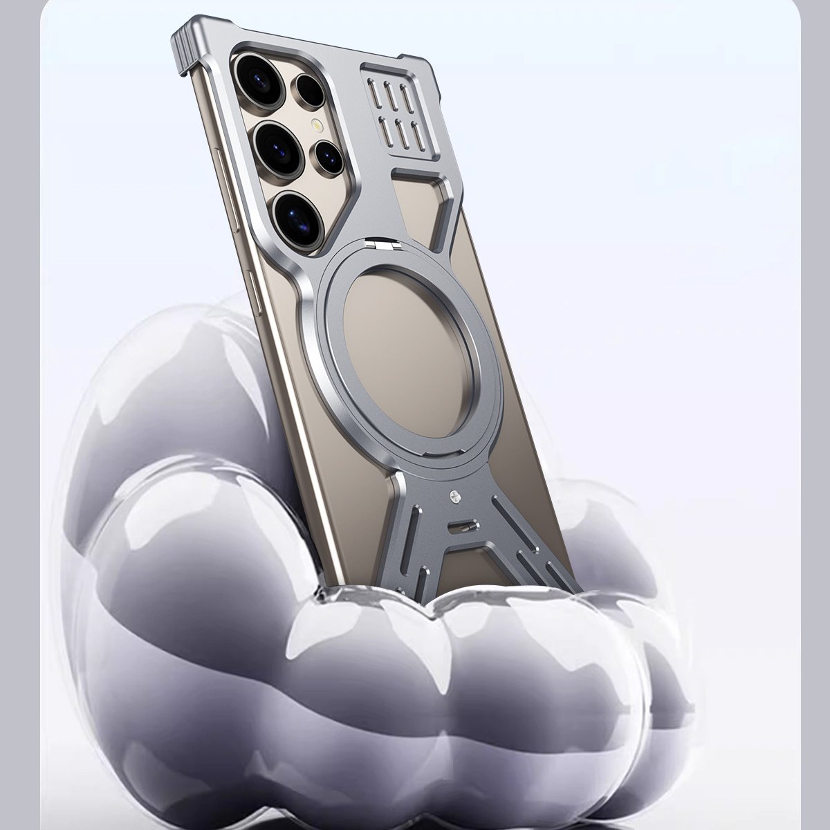 Galactic Armor Magnetic Bracket Frame Case - Samsung