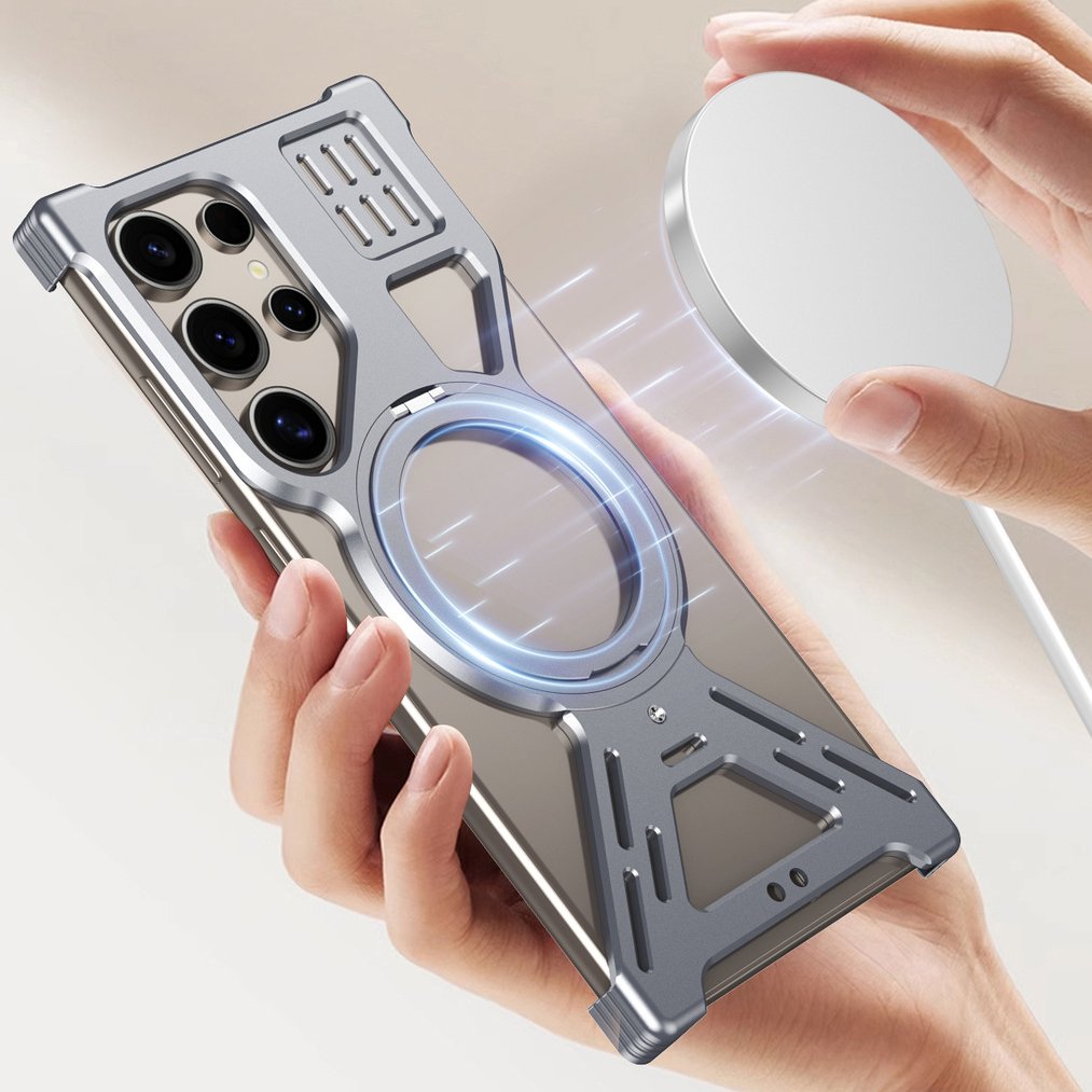 Galactic Armor Magnetic Bracket Frame Case - Samsung