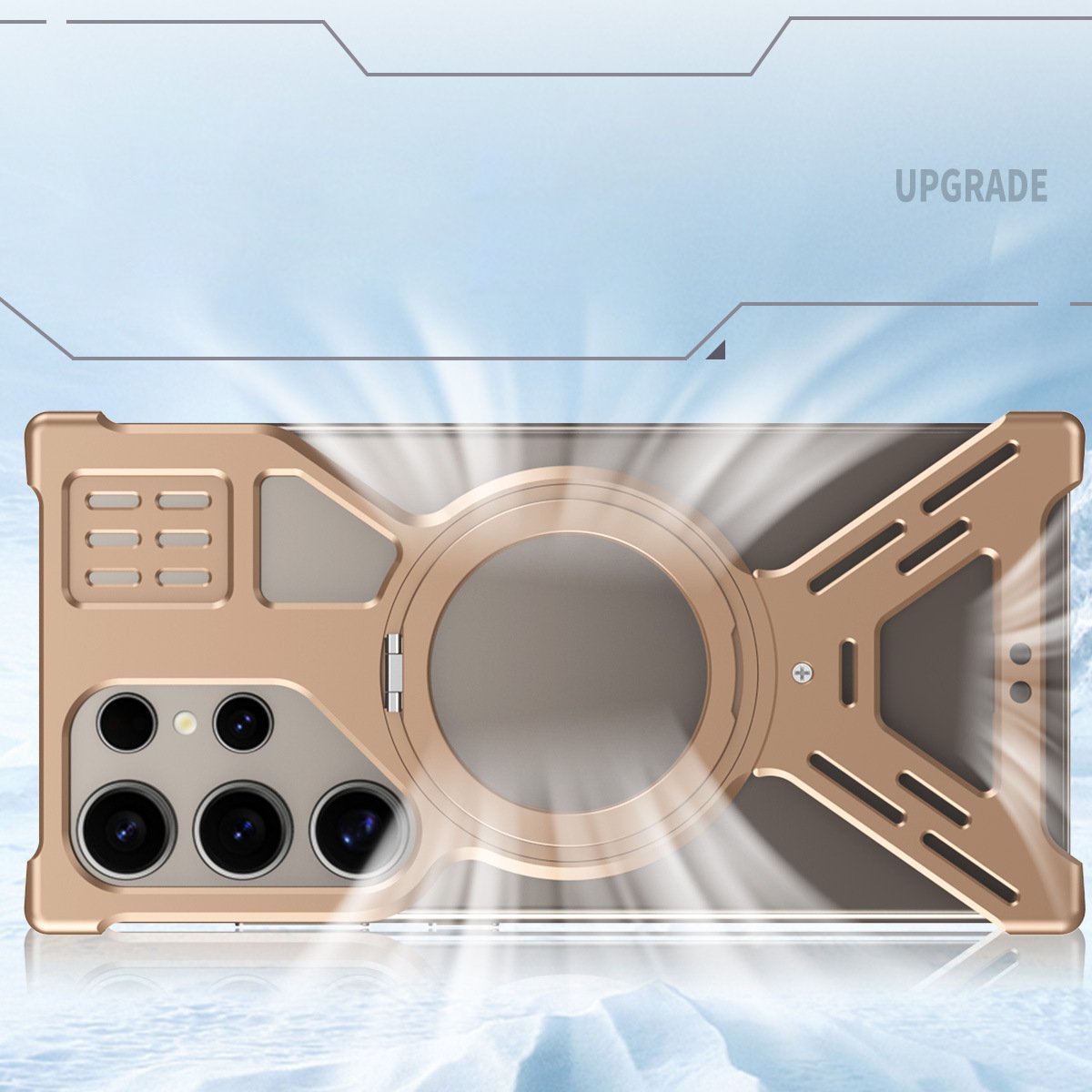 Galactic Armor Magnetic Bracket Frame Case - Samsung
