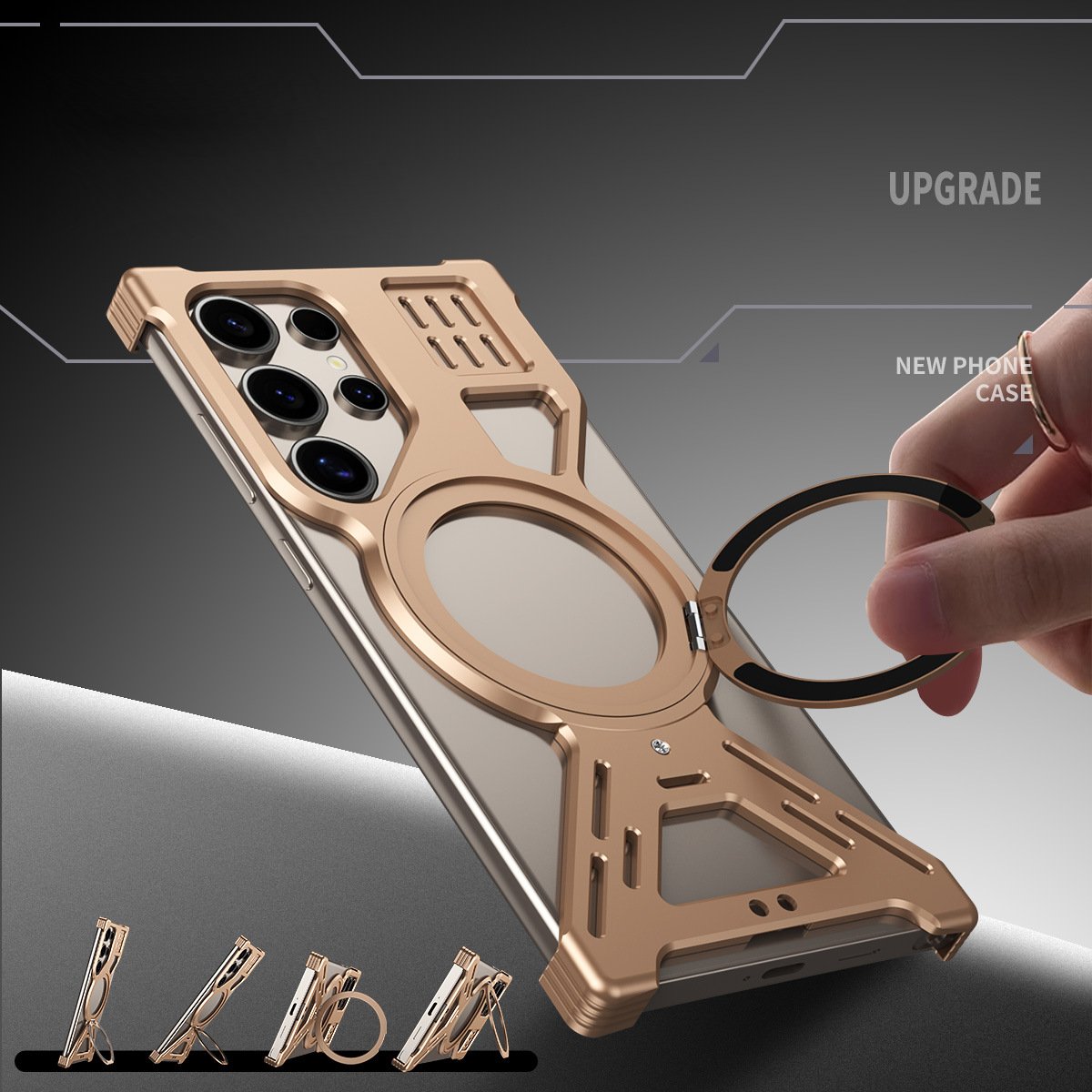 Galactic Armor Magnetic Bracket Frame Case - Samsung