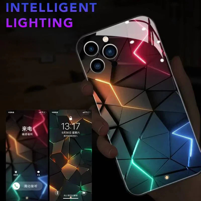 Smart Luminous Aura Flash Case - iPhone