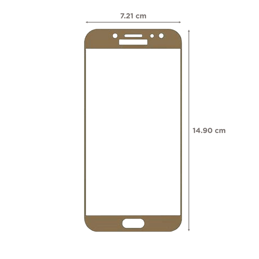 Mighty 2.5D Tempered Glass for SAMSUNG Galaxy J7 Pro (Scratch Resistant) - Image 3