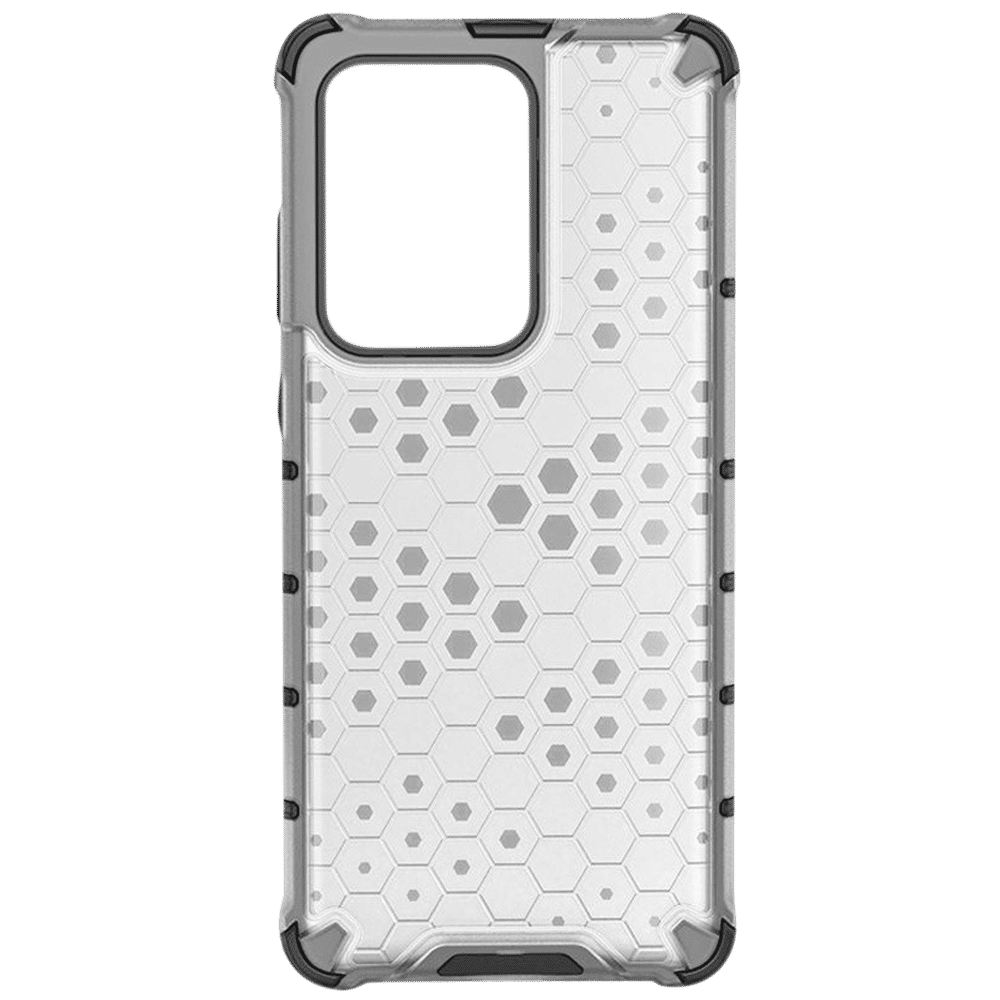 TPU Back Cover for SAMSUNG Galaxy S20 Ultra (Lightweight, Clear with Black) - Image 3