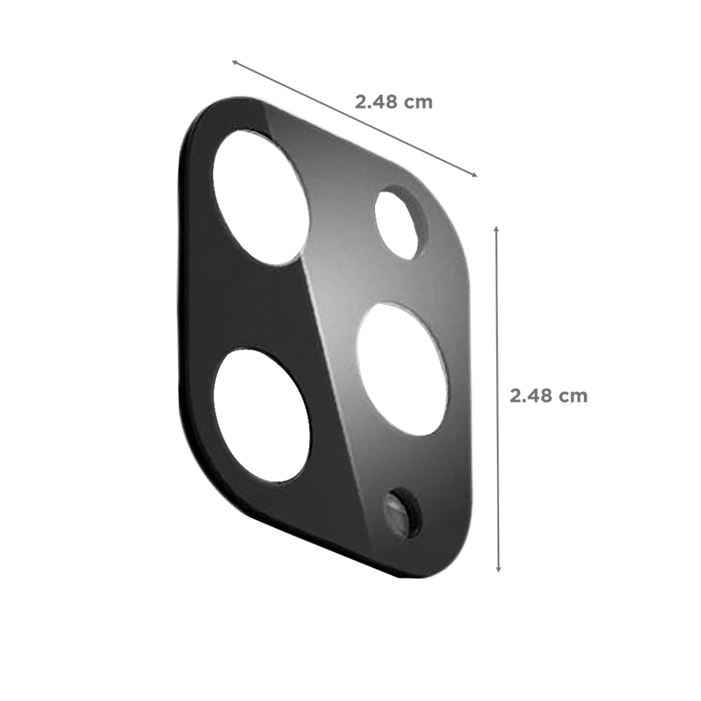 Camera Lens Protector For iPad Pro 11/12 (Extra Scratch Protection, AGL01110, Black) - Image 2