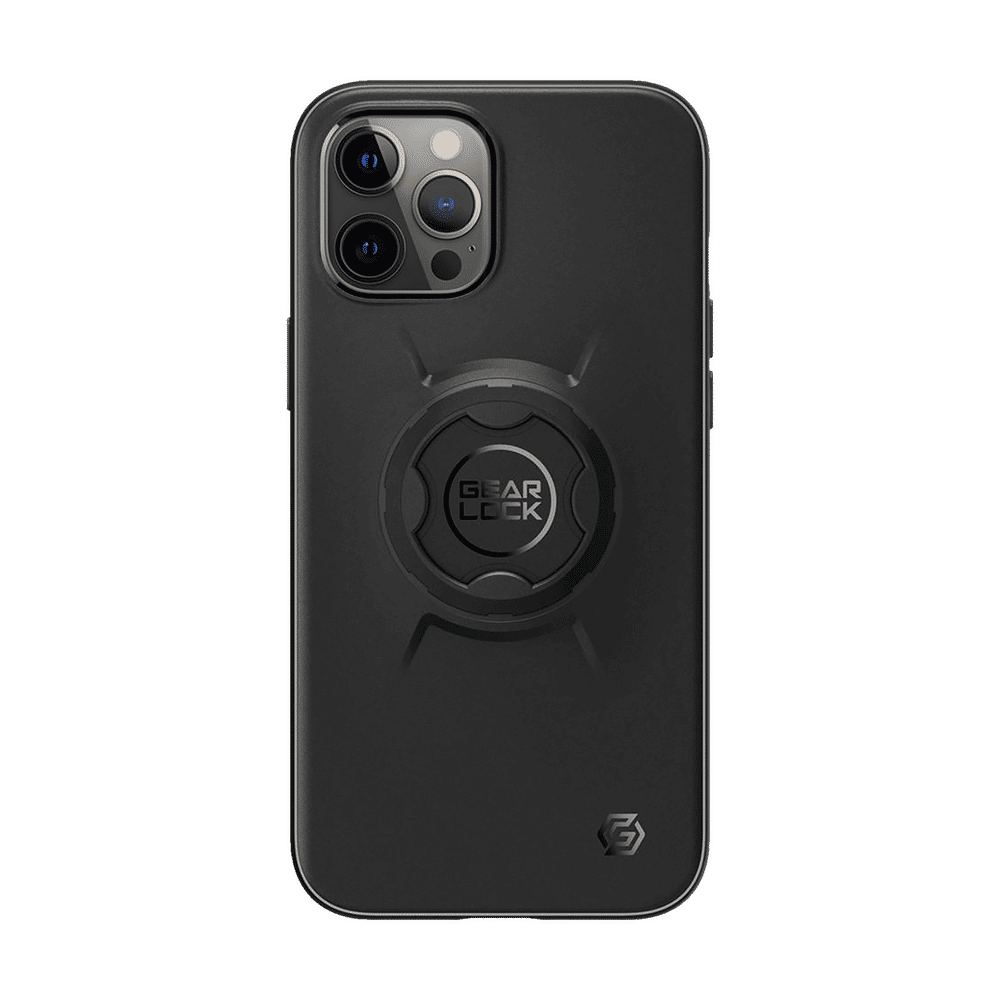 TPU & Polycarbonate Bike Mount Case for Apple iPhone 12, 12 Pro (Air Cushion Technology, Black) - Image 9