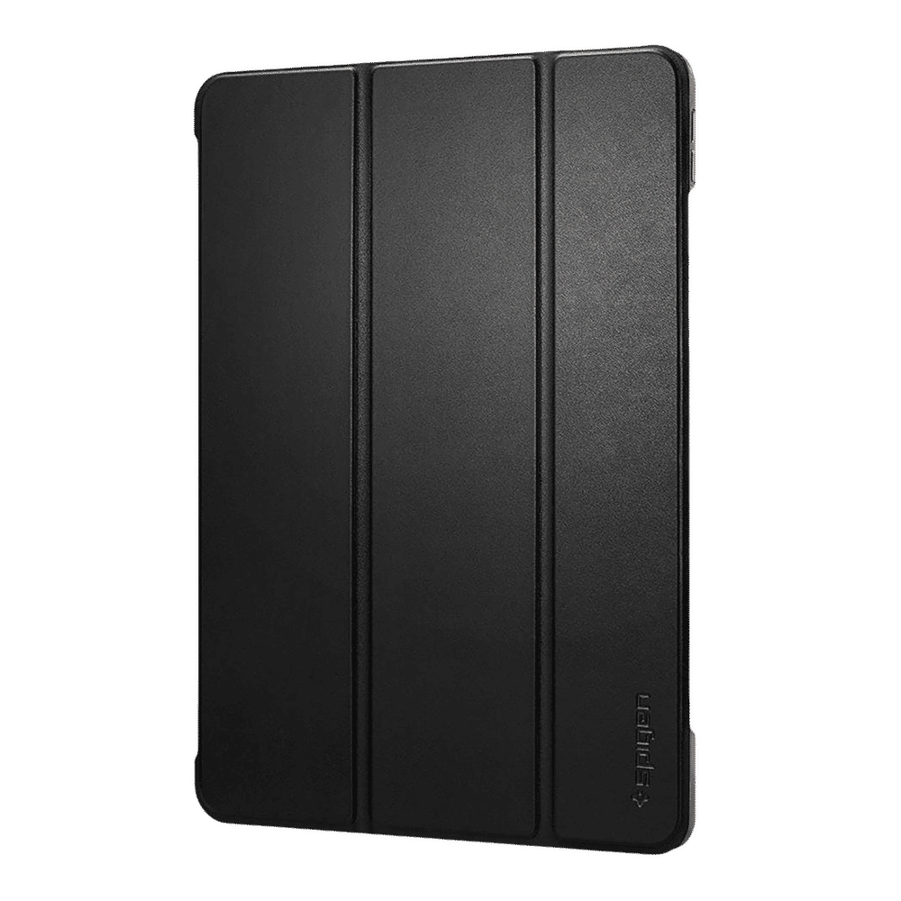 Smart Fold Hard Polyurethane Leather & Polycarbonate Back Cover for Apple iPad Pro 11 Inch (2018/2020) (Magnetic Closure, Black) - Image 9