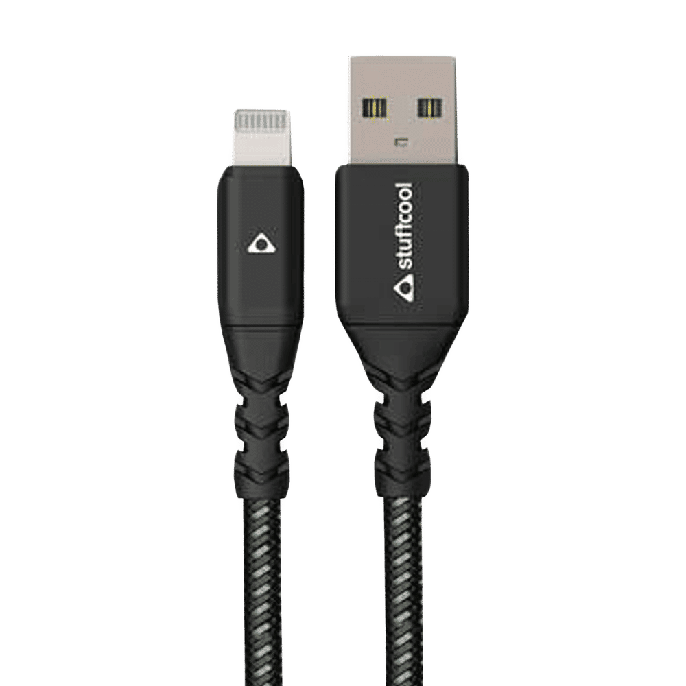 Type A to Lightning 3.9 Feet (1.2M) Cable (MFI Certified, Black)