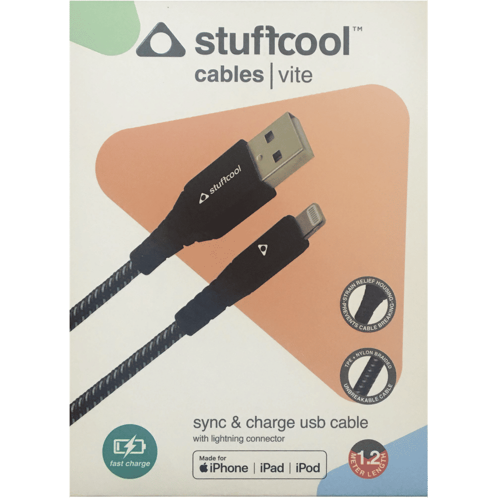 Type A to Lightning 3.9 Feet (1.2M) Cable (MFI Certified, Black) - Image 9