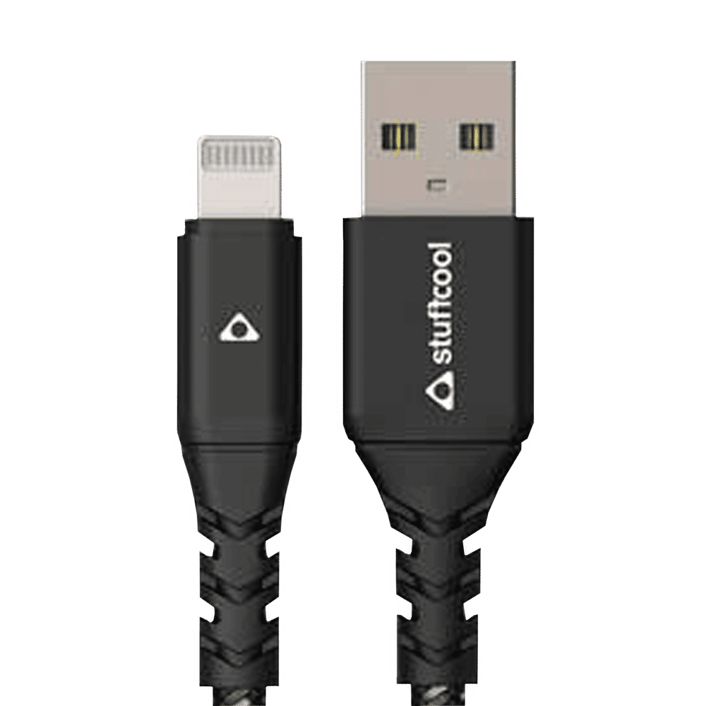 Type A to Lightning 3.9 Feet (1.2M) Cable (MFI Certified, Black) - Image 3