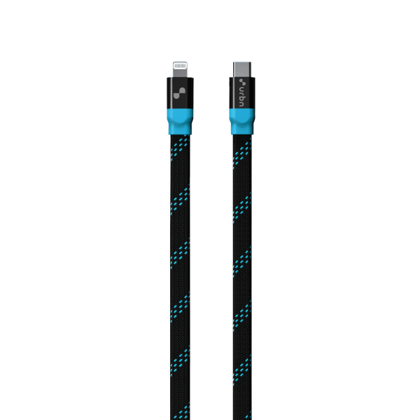 Type C to Lightning 3.9 Feet (1.2M) Cable (Nylon Braided, Black)