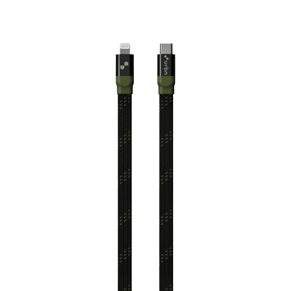 Type C to Lightning 3.9 Feet (1.2M) Cable (Nylon Braided, Camo Black)