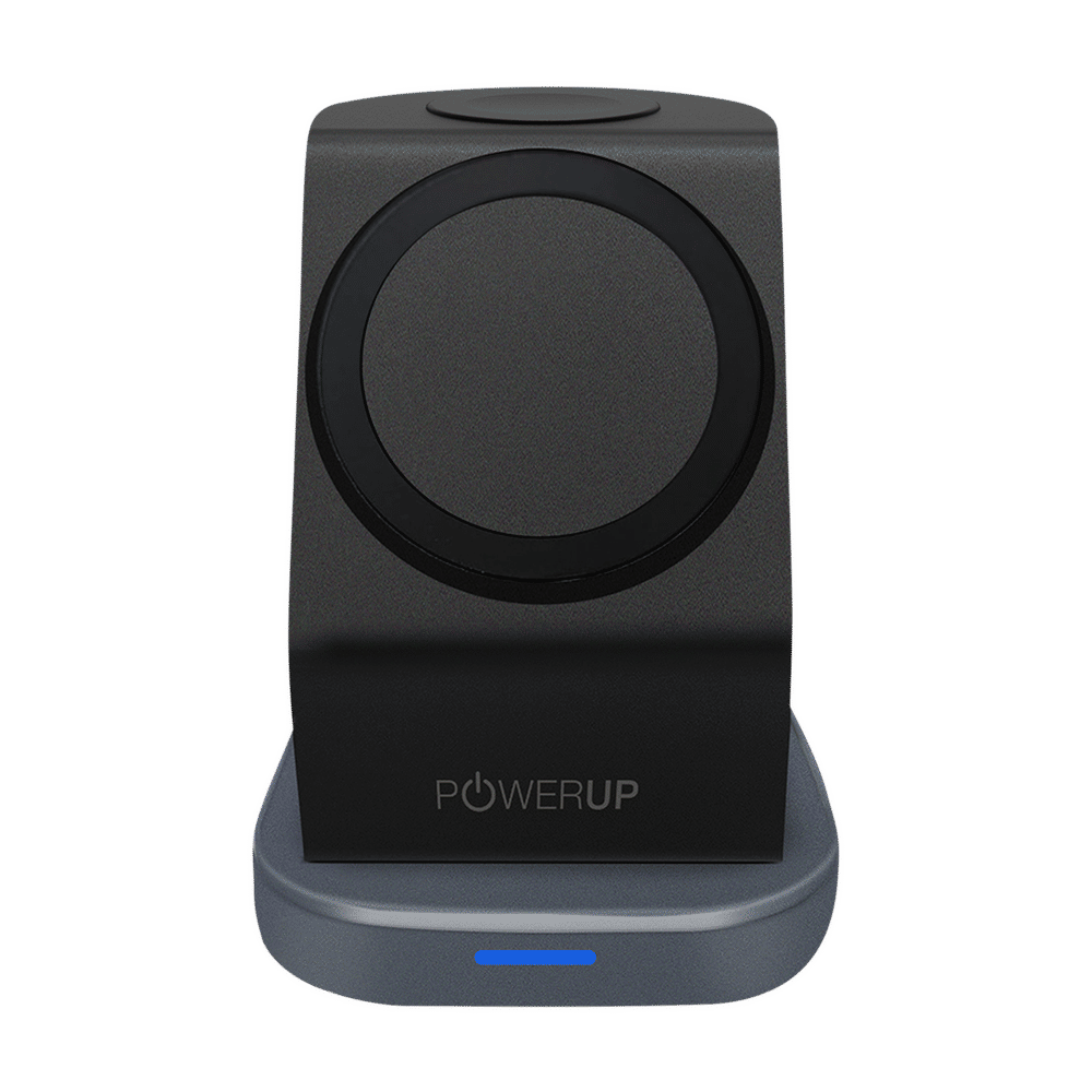 23W 3-in-1 Wireless Charger for iWatch Series 7, 6, 5, 4, 3, 2, 1, AirPods & iPhone (Multi-Layer Protection, Black)