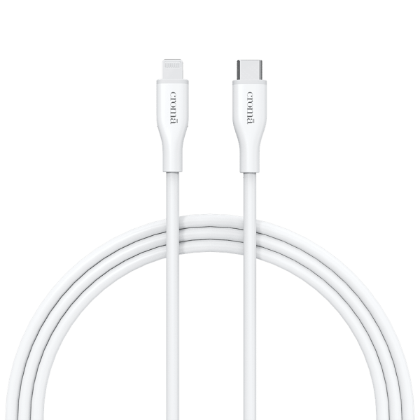 Type C to Lightning 3.9 Feet (1.2M) Cable (Apple Certified, White)