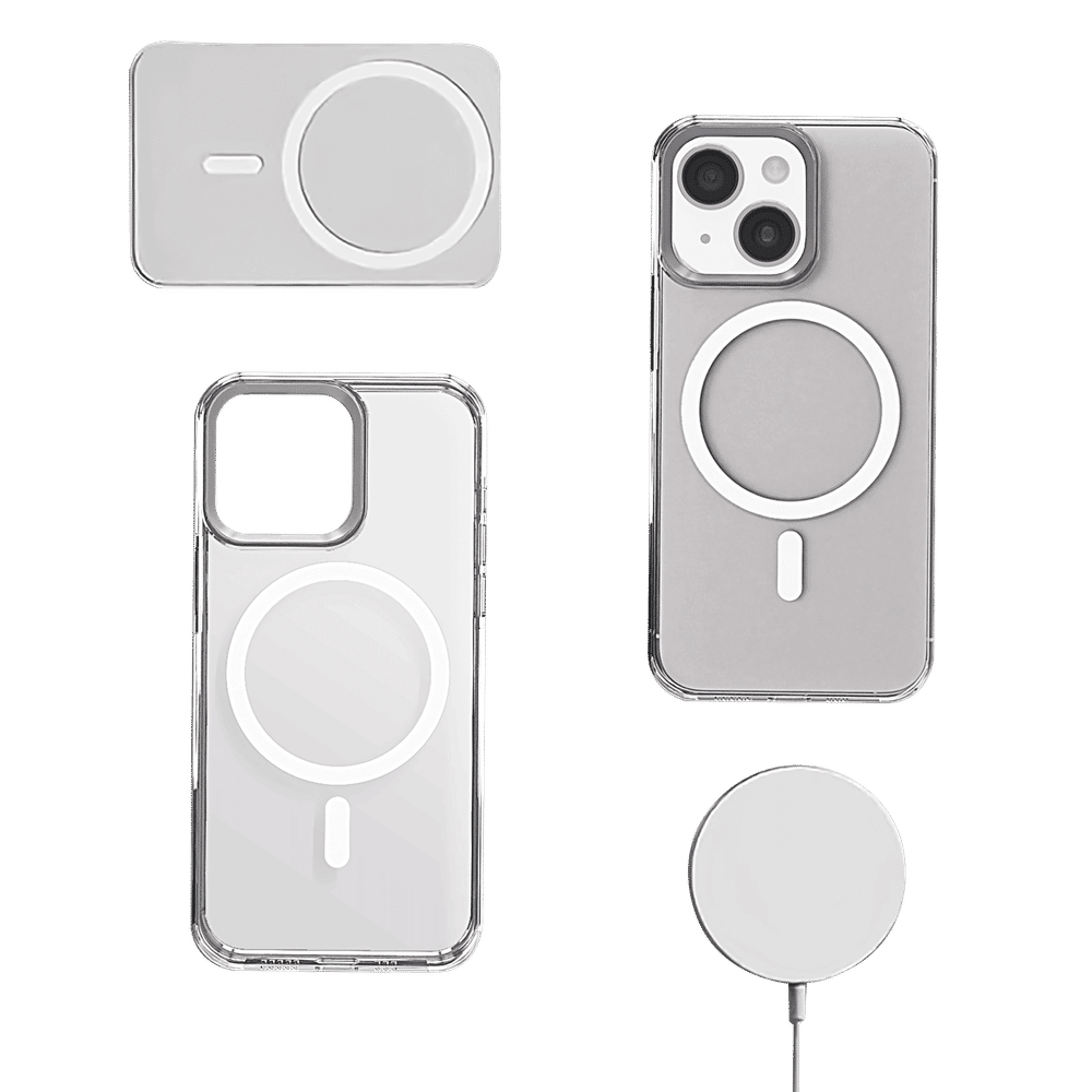 Neo Xtreme Hard Polycarbonate Back Cover for Apple iPhone 15 (MagSafe Compatible, Clear) - Image 7