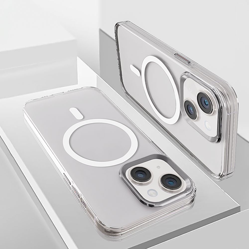 Neo Xtreme Hard Polycarbonate Back Cover for Apple iPhone 15 (MagSafe Compatible, Clear) - Image 8