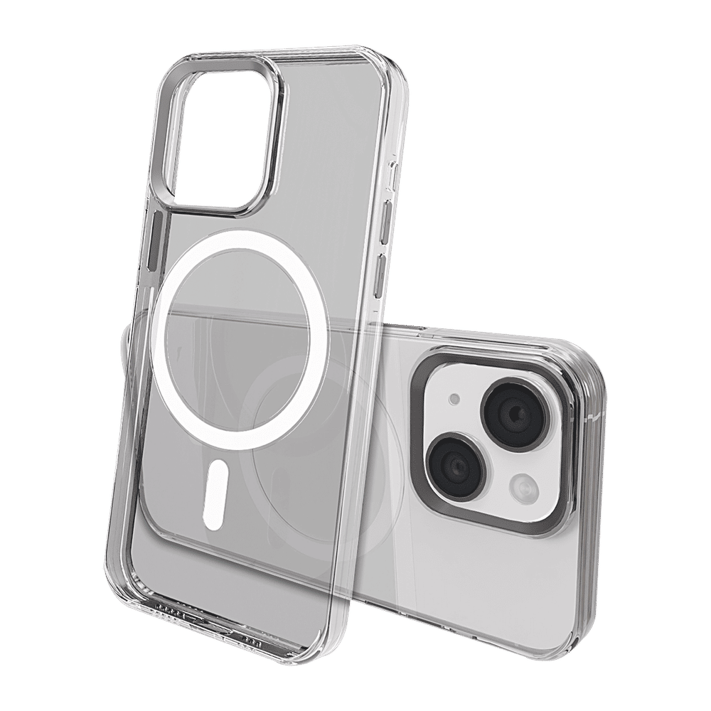 Neo Xtreme Hard Polycarbonate Back Cover for Apple iPhone 15 (MagSafe Compatible, Clear) - Image 3