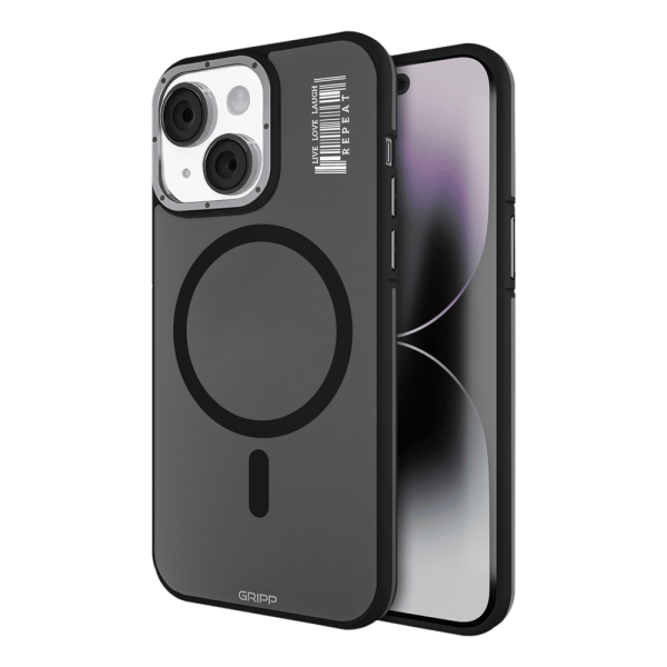 Raigor Hard & Soft Polycarbonate & Thermoplastic Elastomer Back Cover for Apple iPhone 15 (MagSafe Compatible, Black)