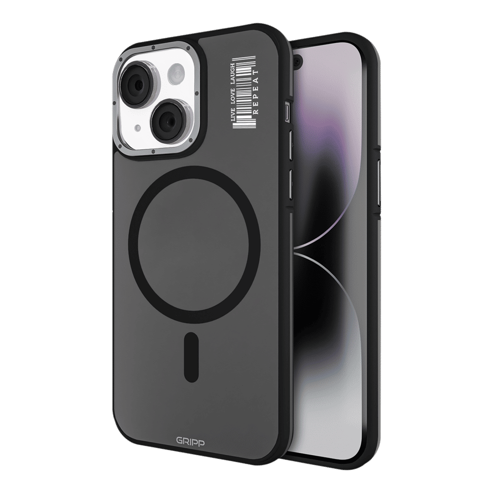 Raigor Hard & Soft Polycarbonate & Thermoplastic Elastomer Back Cover for Apple iPhone 15 (MagSafe Compatible, Black)