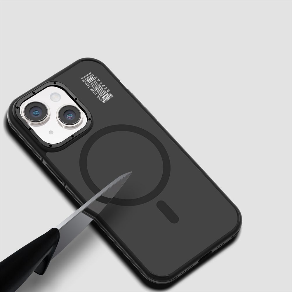 Raigor Hard & Soft Polycarbonate & Thermoplastic Elastomer Back Cover for Apple iPhone 15 (MagSafe Compatible, Black) - Image 7
