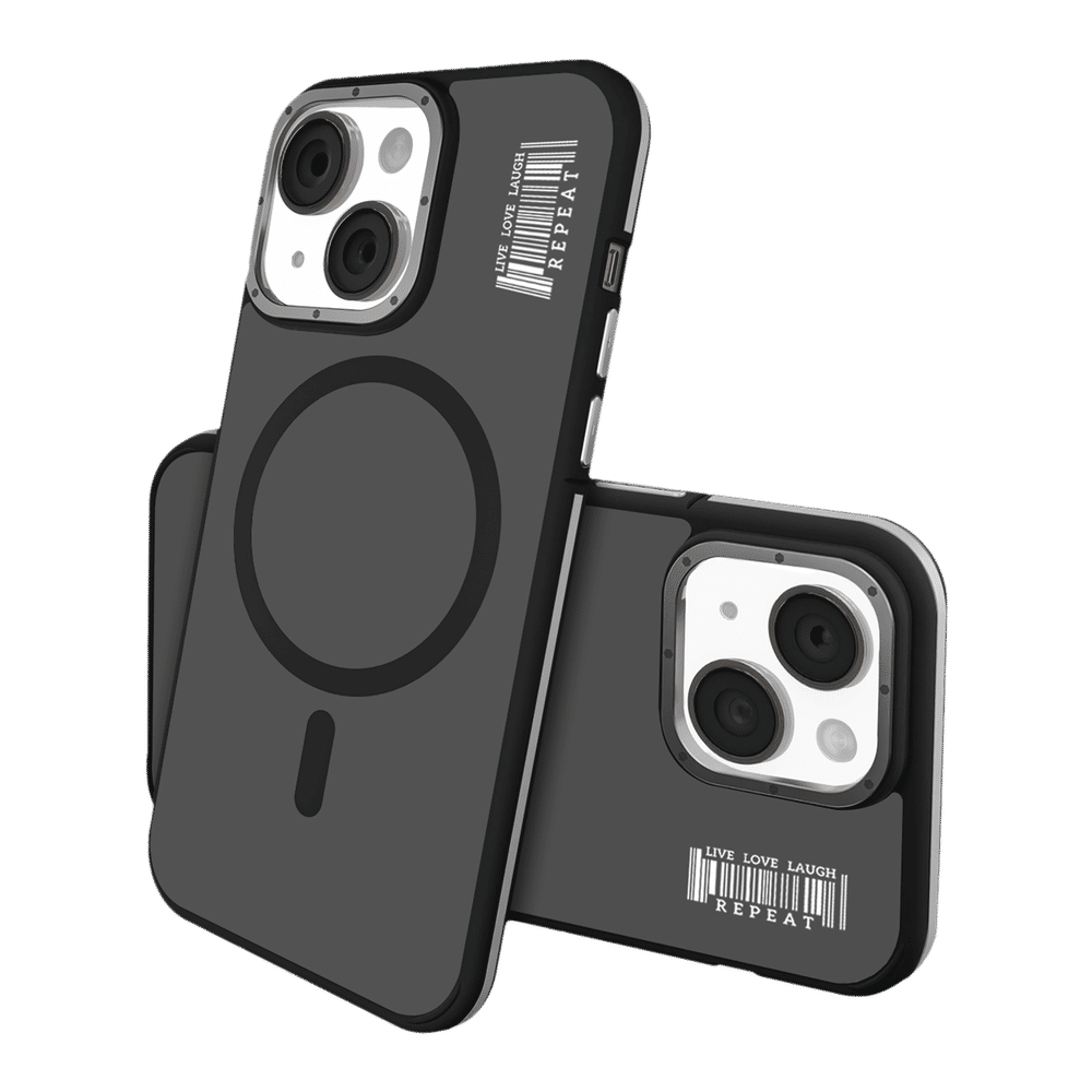 Raigor Hard & Soft Polycarbonate & Thermoplastic Elastomer Back Cover for Apple iPhone 15 (MagSafe Compatible, Black) - Image 3