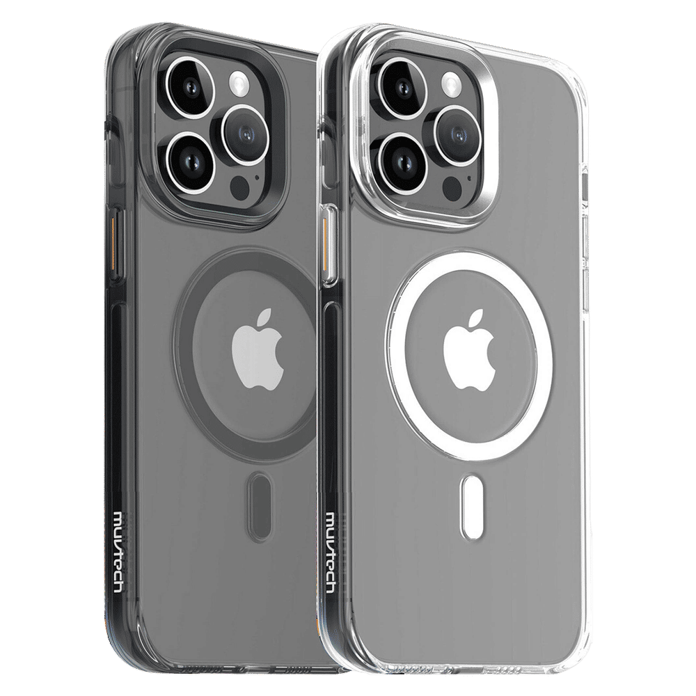 Crystal Pro Snap Hard Polycarbonate Back Case for Apple iPhone 15 Plus (Supports Wireless Charging, Black) - Image 5