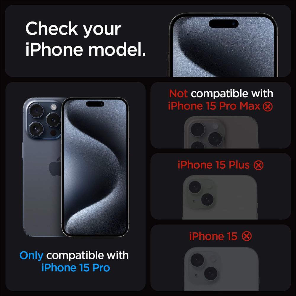 Tempered Glass for Apple iPhone 15 Pro (Sensor Protected) - Image 4