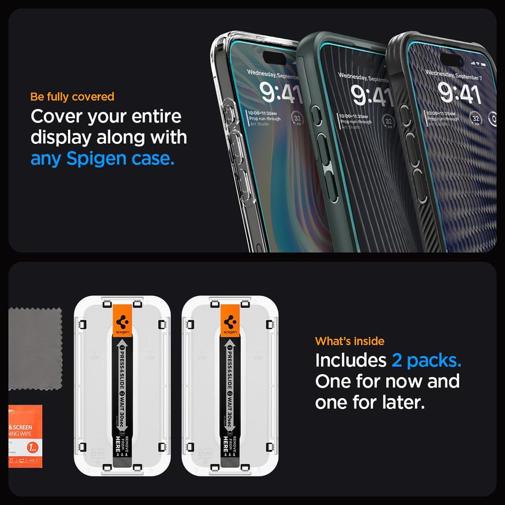 Tempered Glass for Apple iPhone 15 Pro (Sensor Protected) - Image 5