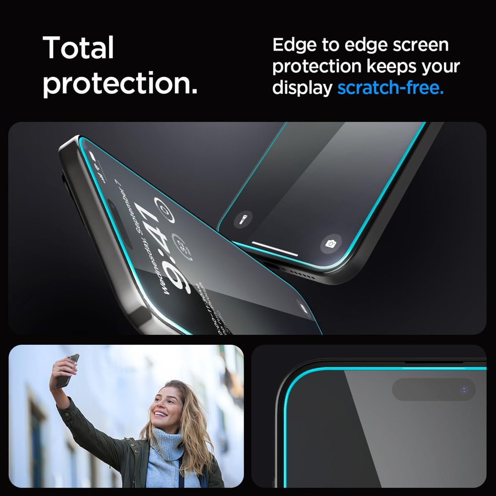 Tempered Glass for Apple iPhone 15 Pro (Sensor Protected) - Image 8