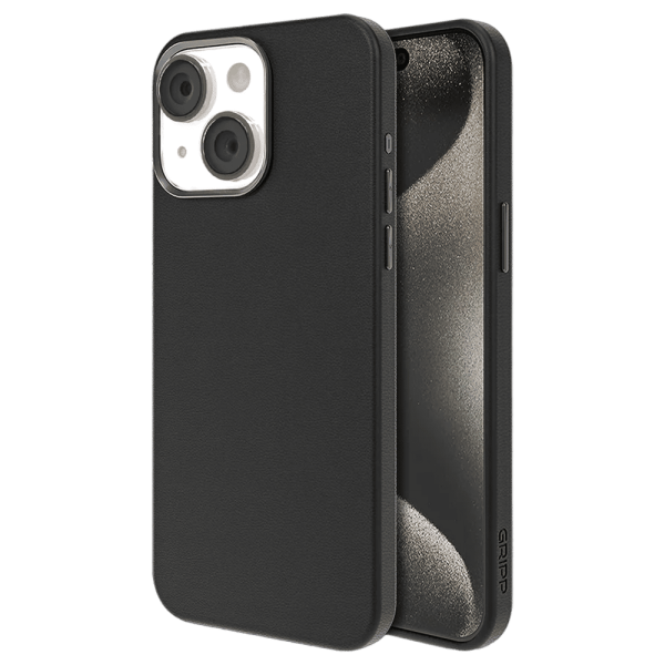 Heritage Xtreme Back Cover for iPhone 15 (Full MagSafe Compatibility, Black)