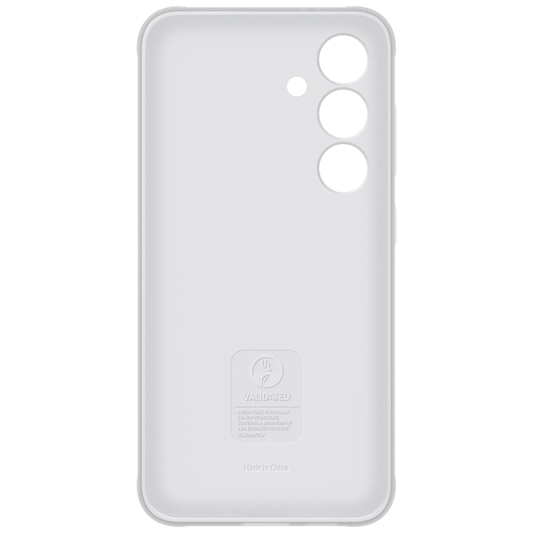 Shield Back Cover for SAMSUNG Galaxy S24 (Durable and Modern, Light Gray)