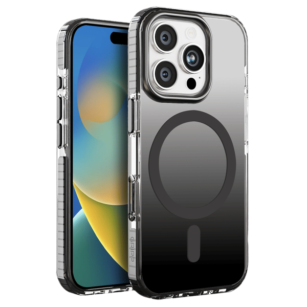 Dusk TPU & Polycarbonate Back Cover for Apple iPhone 16 Pro Max (MagSafe Compatible, Black)