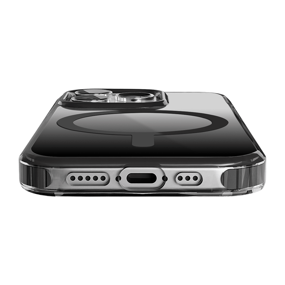 Dusk TPU & Polycarbonate Back Cover for Apple iPhone 16 Pro Max (MagSafe Compatible, Black) - Image 5