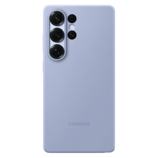 Soft Silicone Back Case for SAMSUNG Galaxy S25 Ultra (Ul Certified, Light Blue)