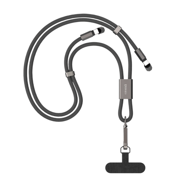 Type C to Type C 4.92 Feet (1.5M) Lanyard Cable (Nylon Braided, Black)