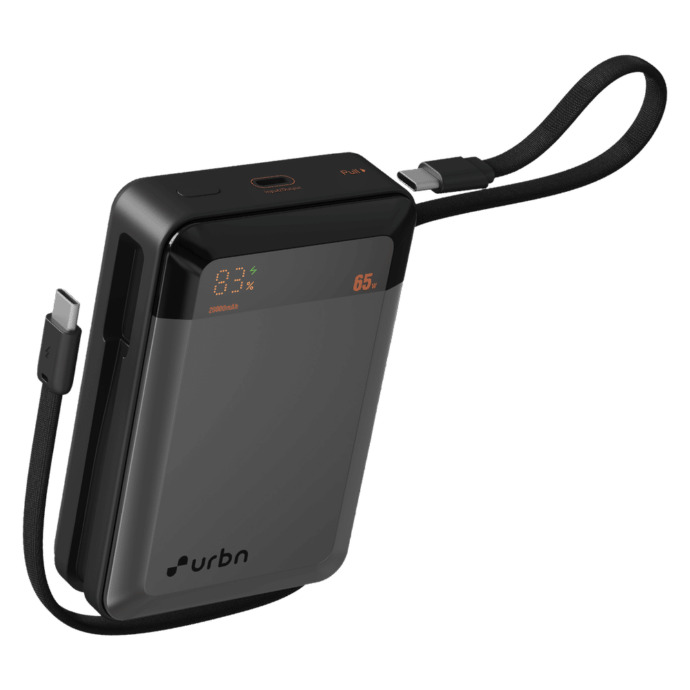 20000 mAh 65W Fast Charging Power Bank (2 Type C Port, 12 Layer Circuit Protection, Grey) - Image 13