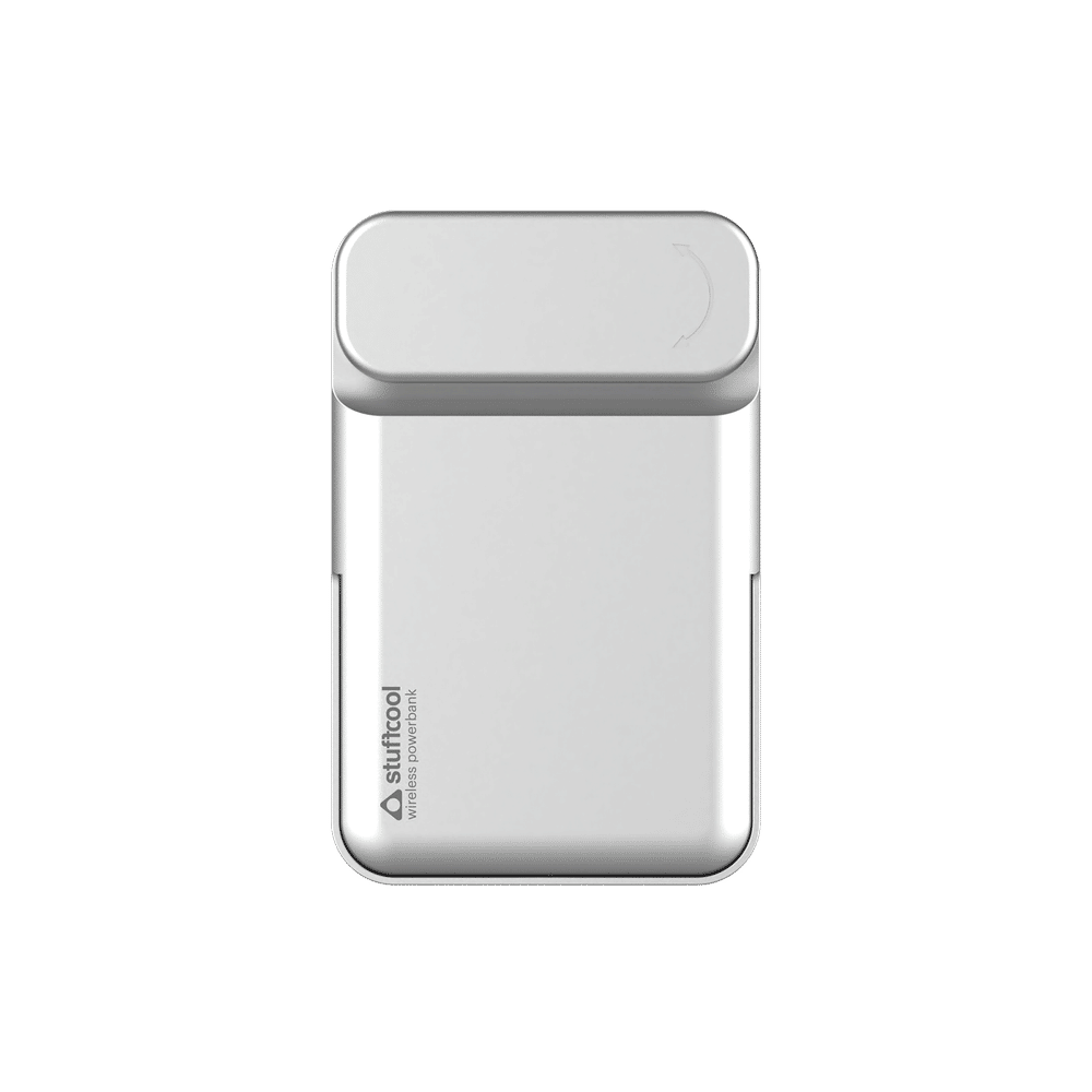 10000 mAh 35W Fast Charging Power Bank (1 Type C Port, Premium Aluminium Casing, MagSafe Compatible, Built-in Apple Watch Charger, Silver) - Image 4